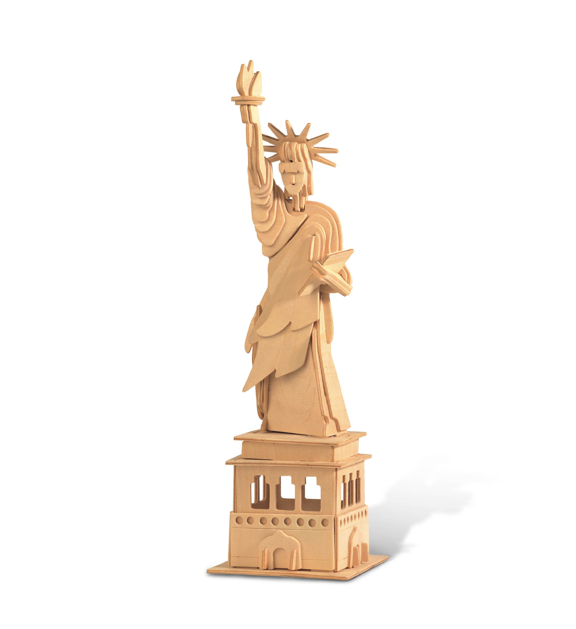 1000Pcs Wooden Puzzle USA Famous Building Statue of Liberty Jigsaw Assembly Toy 