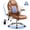 Brown, variant on CELTOSS High Back Office Chair 300LBS, Ergonomic Computer Chair with Flip-Up Arms and Adjustable Lumbar Support, Wide Seat Desk Chair, Executive Chair for Home Office, Black