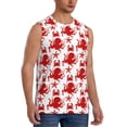 thumbnail image 2 of Pofeuu Octopus Print Men's Muscle T-Shirt, Sleeveless, Muscle Tank, Classic Muscle Tee Top For Men Casual Sleeveless Muscle T-Shirt Trendy Clothes-Small, 2 of 7