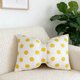 thumbnail image 4 of Cojín lumbar | Cojín decorativo con lazo para sofá y cama | Funda de cojín de terciopelo de 50x33 cm para decoración del hogar y detalles decorativos en la sala de estar., 4 of 5