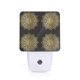 thumbnail image 1 of Fotbe Gold Mandala Luz Nocturna LED, Luz de Noche con Sensor de Luz Natural de Anochecer a Amanecer, Se Enchufa a la Pared, Blanco Cálido 0.5W-UK, 1 of 7