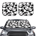 thumbnail image 2 of Vsdgher Seamless Pattern Cute Panda Print Car Windshield Sun Shade, Reflective Sunshade Window Sunshade Sun Visor Protector Fit for Cars,Trucks,SUVs-Large, 2 of 6