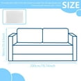thumbnail image 2 of LOVEVER Plastic Sofa Cover  Waterproof Washable Slipcover for Storage and Moving  Clear, 2 of 10