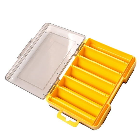 Fishing Tackle Box Compartments Fishing Accessories Lures Hook Storage Case Double Side Fishing Tool Organizers Box