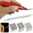 thumbnail image 2 of Deburring Tool Kit Hand-held Ergonomic Deburring Cutter Precision Edge Burr Remove Tool, 2 of 8