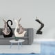 thumbnail image 2 of Elegantes Figuras De Cisne Pensador, Colección De Esculturas De Resina Cerámica Para Estantería, Escritorio, Mesa, Aniversario, Chimenea, Decoración Artesanal., 2 of 8