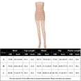 thumbnail image 2 of Vestido Calcetines de vestir de malla de encaje Calcetines de vestir de tubo transparentes Ropa de club Ygjytge Café T L para Mujer, 2 of 8