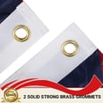 thumbnail image 3 of Puerto Rico Flag 6x10 Feet - Embroidery Embroidered Puerto Rico Flags 6' x 10' with 3 Brass Grommets Heavy Duty 4 Stitching Rows for Outdoor, Vivid Color Fade-resistant,Sewn Stripes, 3 of 7