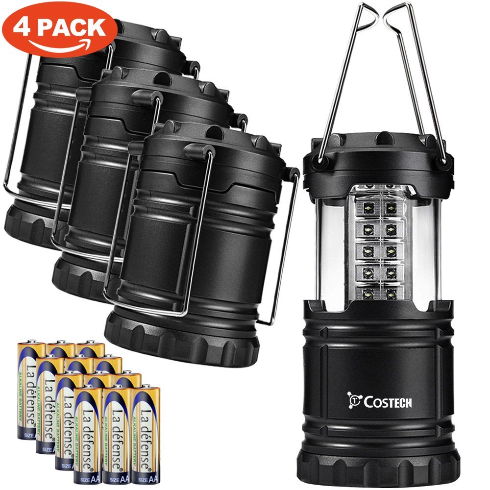 Costech Ultra Bright Camping Lantern, 30 LED Portable Outdoor Lights