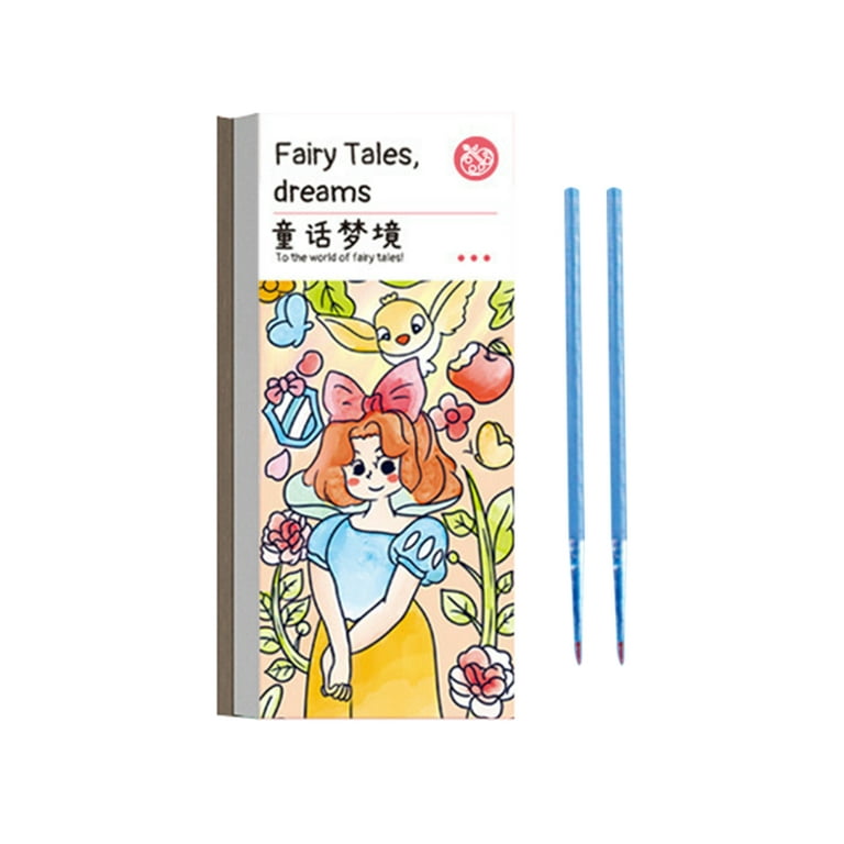 Pocket Watercolor Painting Book 20 Pages Toddlers Coloring Books Lovely  Pet-Themed Coloring Books For Nursery Children Drawing - AliExpress