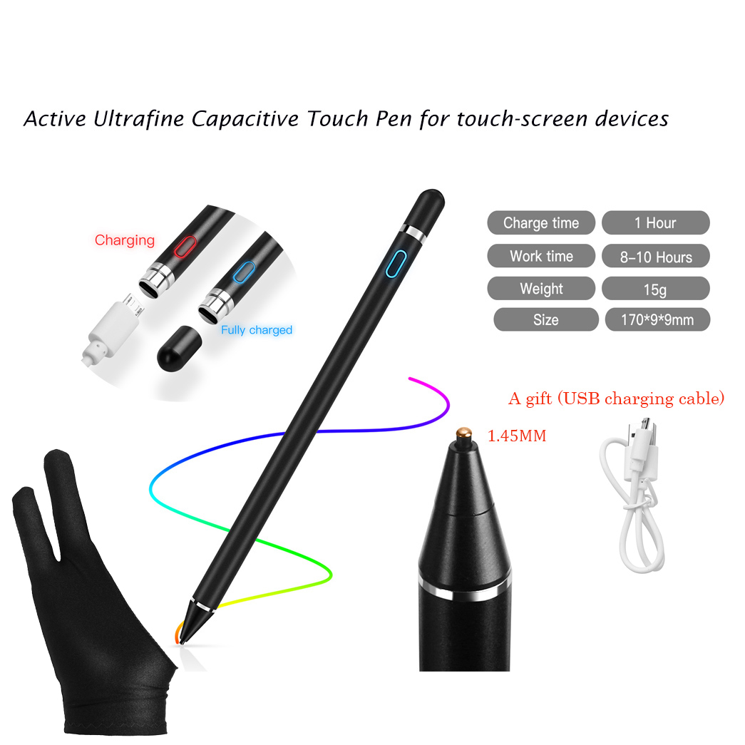 Smart Digital Pencil Stylus Pens Active Touch Screens Compatible iPad