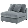 thumbnail image 4 of Blaine Upholstered Armless Chair Fog, 4 of 10