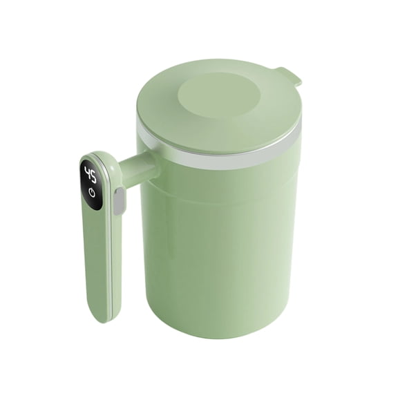 Automatic Stirring Coffee Cup with Temperature Display, 2026 New Magnetic Automatic Self-Stirring Coffee Mug, Rechargeable Coffee Stirring Mug Mixing Cup for Coffee, Milk, Cocoa
