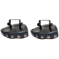 (2) Chauvet Derby X DMX-512 Multi Colored LED Light Effects, DJ Party Lighting