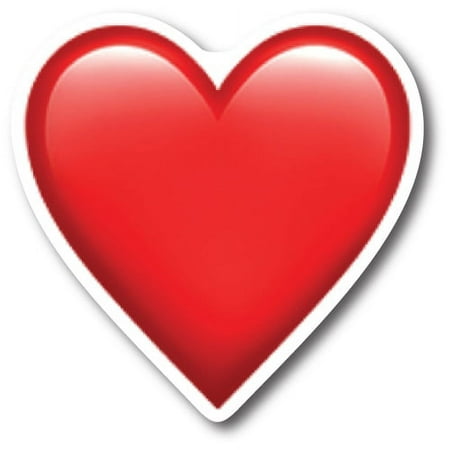 Magnet Me Up Red Heart Emoji Magnet Decal - Heavy Duty Magnet for Car Truck SUV