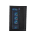 thumbnail image 5 of JEMIP EVO 2.5 Mid-Tower ATX Gaming PC Case, Black, Tempered Glass Panels, 7 ARGB Fans Included, 5 of 6