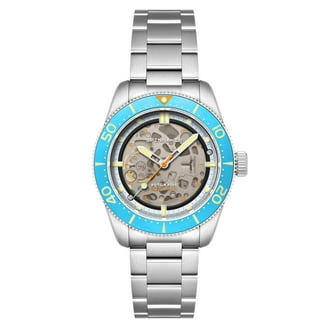 3H Italia DPS1AN 52mm Ocean Divers Steel Watch Black And Orange