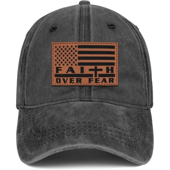 Faith Over Fear Hat American Flag Hat