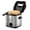 Silver, variant on OVENTE 1.5 Liter Electric Deep Fryer FDM1501BR Charcoal and Oil Vapor Replacement Filter Set Pack of 3, White and Black ACPFDM1503