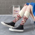 thumbnail image 3 of Lsque Fashion Tatreez Printed Crew Socks Men's Women's LightWeight Thin Casual Calf Socks ,Knee High Socks,Cotton Socks, 3 of 9