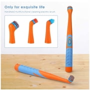 Sonic Scrubber Oscillating Cleaning Tool for Kitchen And Bathroom, Orange