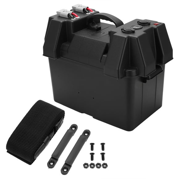 Oubit Marine Battery Box,Backup Battery Box Power Battery Box Backup Battery Power Supply Tailored for Perfection