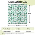 thumbnail image 2 of Green Christmas Tree and Text Pattern Square Fitted Tablecloth with Elastic Edge,Square Table Cover,Washable Elastic Table Cover for Home Kitchen Party Decor 34"x34", 2 of 6