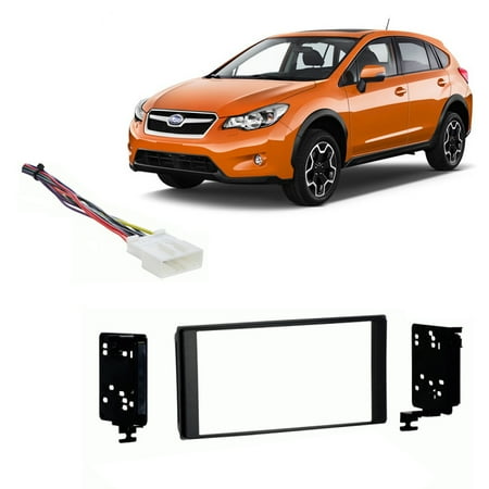 Fits Subaru XV Crosstrek 2013-2014 Double DIN Harness ... radio wiring harnesses walmart 