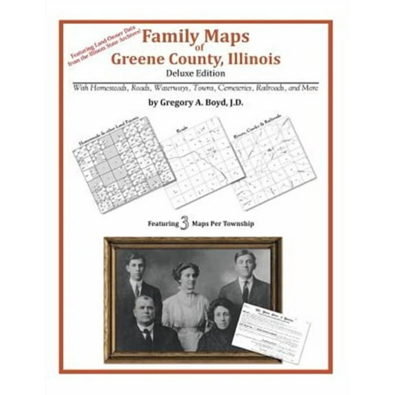 Family Maps of Greene County, Illinois