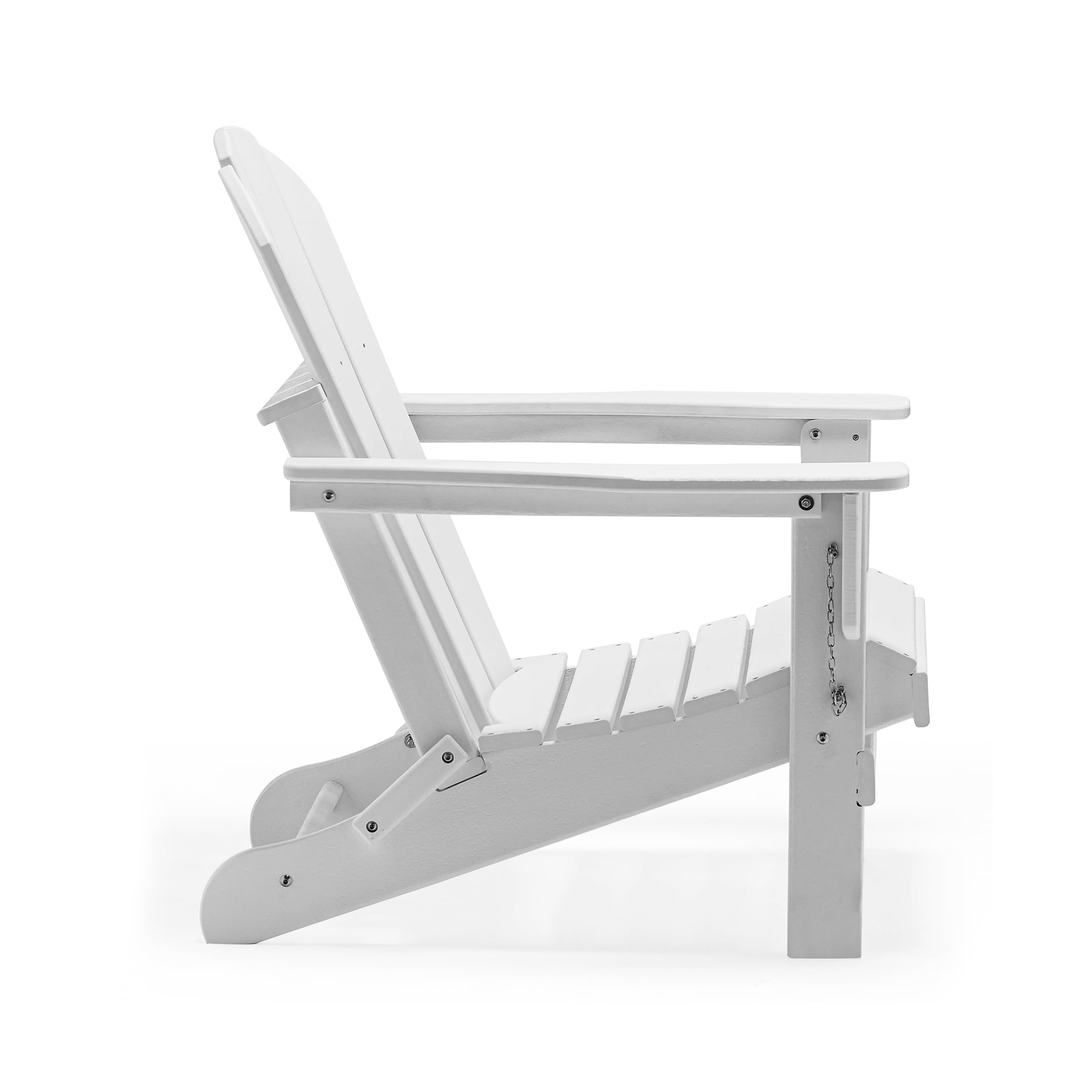 PORCHSIDE Outdoor Folding Adirondack Chair (Set of 2), White