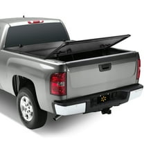 Auto Drive Hard Tri Fold Truck Bed Tonneau Cover Fits 99-13 Chevy Silverado 1500 GMC Sierra 1500 8ft Bed