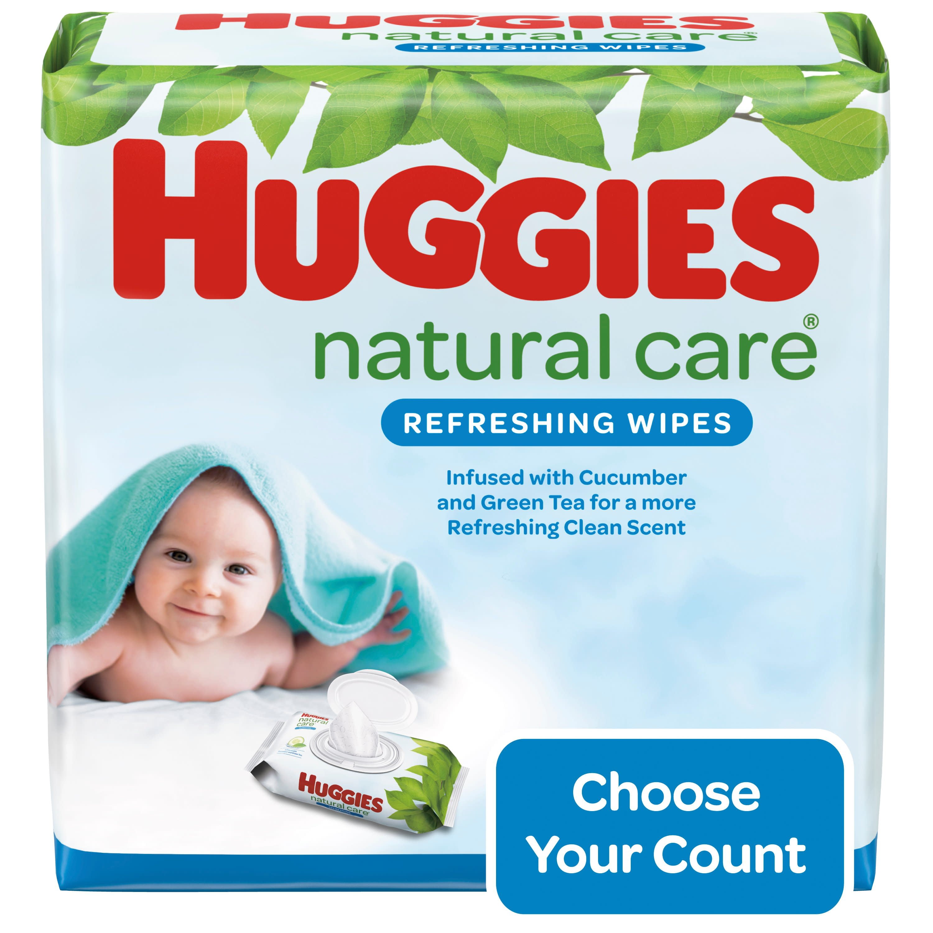 Huggies Natural Care Refreshing Scented Baby Wipes - (168ct)
