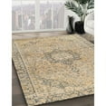 thumbnail image 2 of Ahgly Company Indoor Square Traditional Dark Almond Brown Persian Area Rugs, 6' Square, 2 of 6