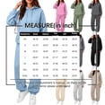 thumbnail image 4 of Trgacdwlo Sweatsuits Women 2 Piece Outfit Tracksuit Plain Hoodie Baggy Jogger Sweatpants Set Fall Winter Sweat Set for Women Beige XS, 4 of 6