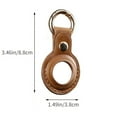 thumbnail image 2 of ARCADORA Leather for AirTag Keychain Holder 2021 Premium Cowhide Anti-Loss Integrated Design Durable Microfiber Interior for Tracker, 2 of 2