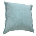 thumbnail image 4 of LR Home Nellie Set of 2 Boho Fringed 20" x 20" Corydalis Blue Cotton Adult Decorative Throw Pillows, 4 of 4