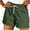 Army Green, variant on Womens Casual Elastic Waist Shorts Summer Drawstring Shorts with Pockets Pull On Stretchy Loose Shorts Comfortable Beach Vacation Shorts
