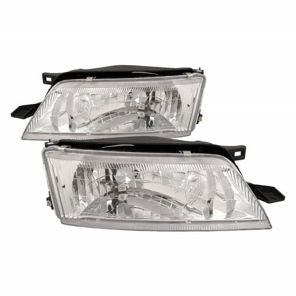 For 1997-1999 Nissan Maxima Headlight Driver and Passenger Side Bulbs Included NI2502122 NI2503122 - Replaces 26060-0L725, 26010-0L725