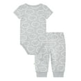 thumbnail image 2 of Huggies Baby Boy Printed 2pc Organic Cotton Bodysuit and Pant Set, Sizes NB-24M, 2 of 10