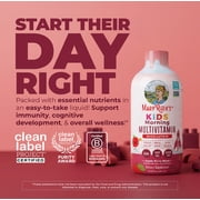 MaryRuth's Liquid Multivitamin with Lutein for Kids 1+, Immune Overall Health, Apple Berry Blast, Sugar-Free, Vegan, Gluten-Free, 15.22 fl oz