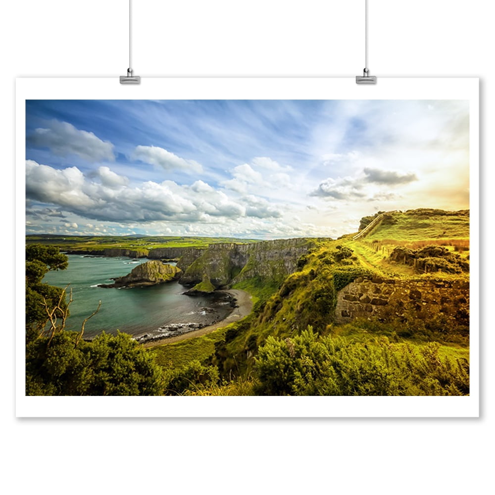 Coast of Northern Ireland Photography A92039 (9x12 Art Print, Wall