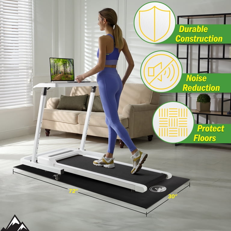 Wakeman 30x72in Treadmill Mat - 5mm Exercise Mat - Home Gym Wakeman 30x72in Treadmill Mat - 5mm Exercise Mat - Home Gym