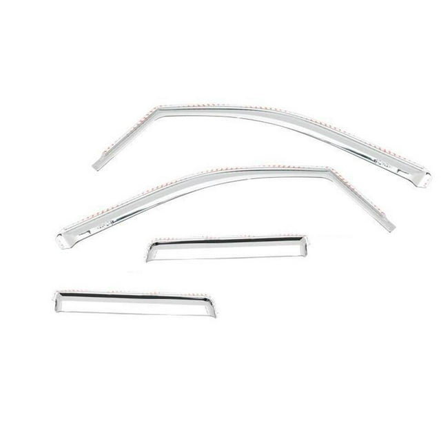 Putco Rainguard 480242 Element; In-Channel; Chrome Plated; ABS Plastic; Set Of 4