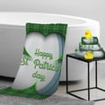 thumbnail image 5 of Coolnut Soft Bathroom Towel Set of 3, Happy St Patricks Day Rugby Include Absorbent Bath Sheets, Decorative Hand Towels and Quick Dry Face Towels Set for Shower, Pool and Travel, 5 of 6