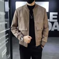 thumbnail image 3 of Chaquetas de bombardero para hombre, abrigos de corte entallado de moda para hombre, estética Joker, nuevas en Harajuku, marcas originales, elegantes, Y2k, reseñas coreanas, muchas, 3 of 5