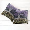 thumbnail image 2 of Ambesonne Abstract Throw Pillow Cover 2 Pack, Forest Nature Trees, 16", Multicolor, 2 of 6