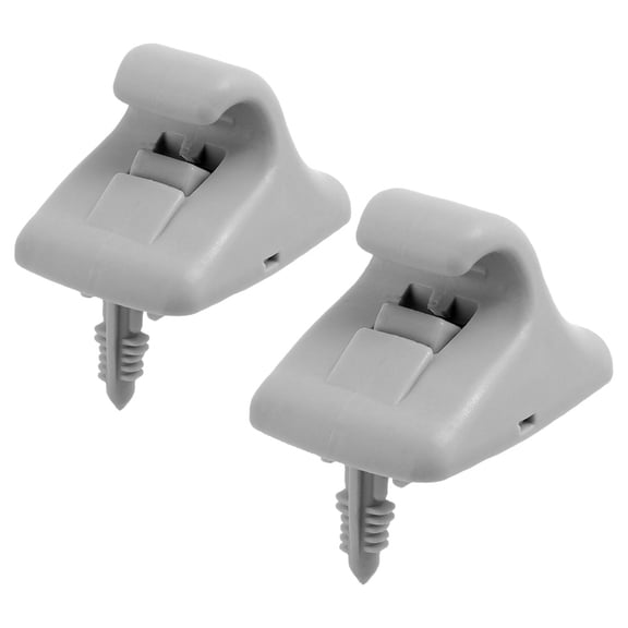 UPKOCH 2Pcs Visor Clip Holder Grey Visor Mounting Clips