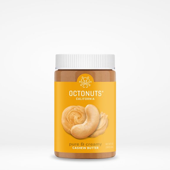 (Pack of 8) Octonuts Pure & Creamy Cashew Butter, 16 oz