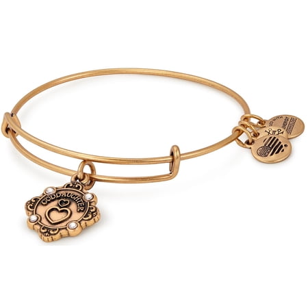 Alex and Ani Goddaughter Charm Bangle Bracelet 2018 - Rafaelian Gold - A18BILY08RG