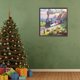thumbnail image 4 of Pintura de diamante 5D DIY Kit de trenes de taladro redondo completo decoración del hogar 30x30cm, 4 of 9